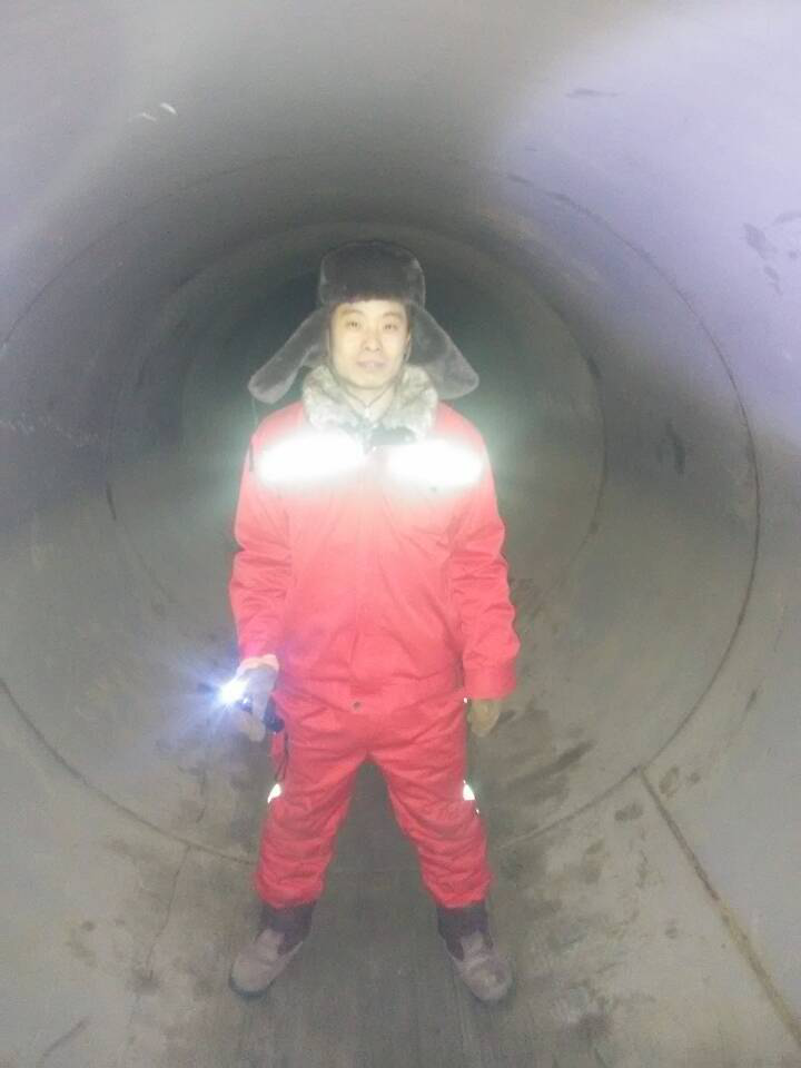 Site Manager: Wang shiweiPhoto inside pipeline- Diameter=2600mm